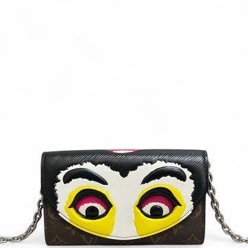 Coated Canvas Shoulder Bag