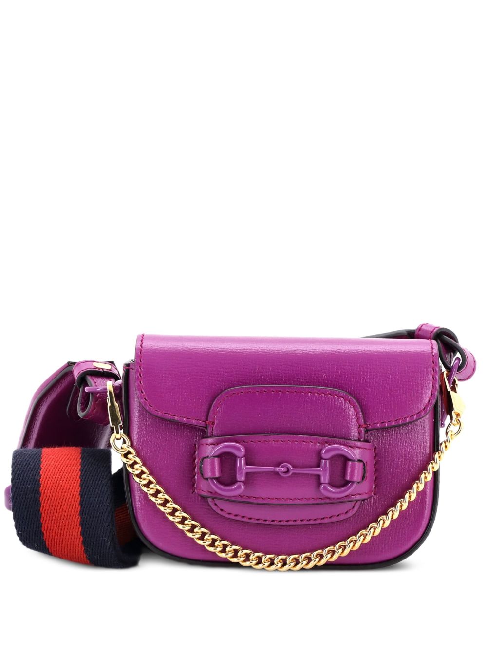 Horsebit 1955 Flap Wallet with Strap Leather crossbody bag