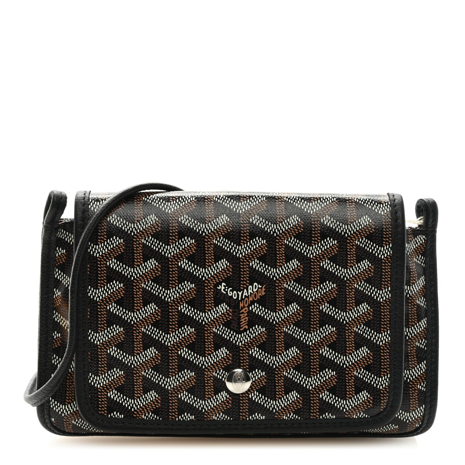 Goyard Goyardine Plumet Wallet Clutch Black