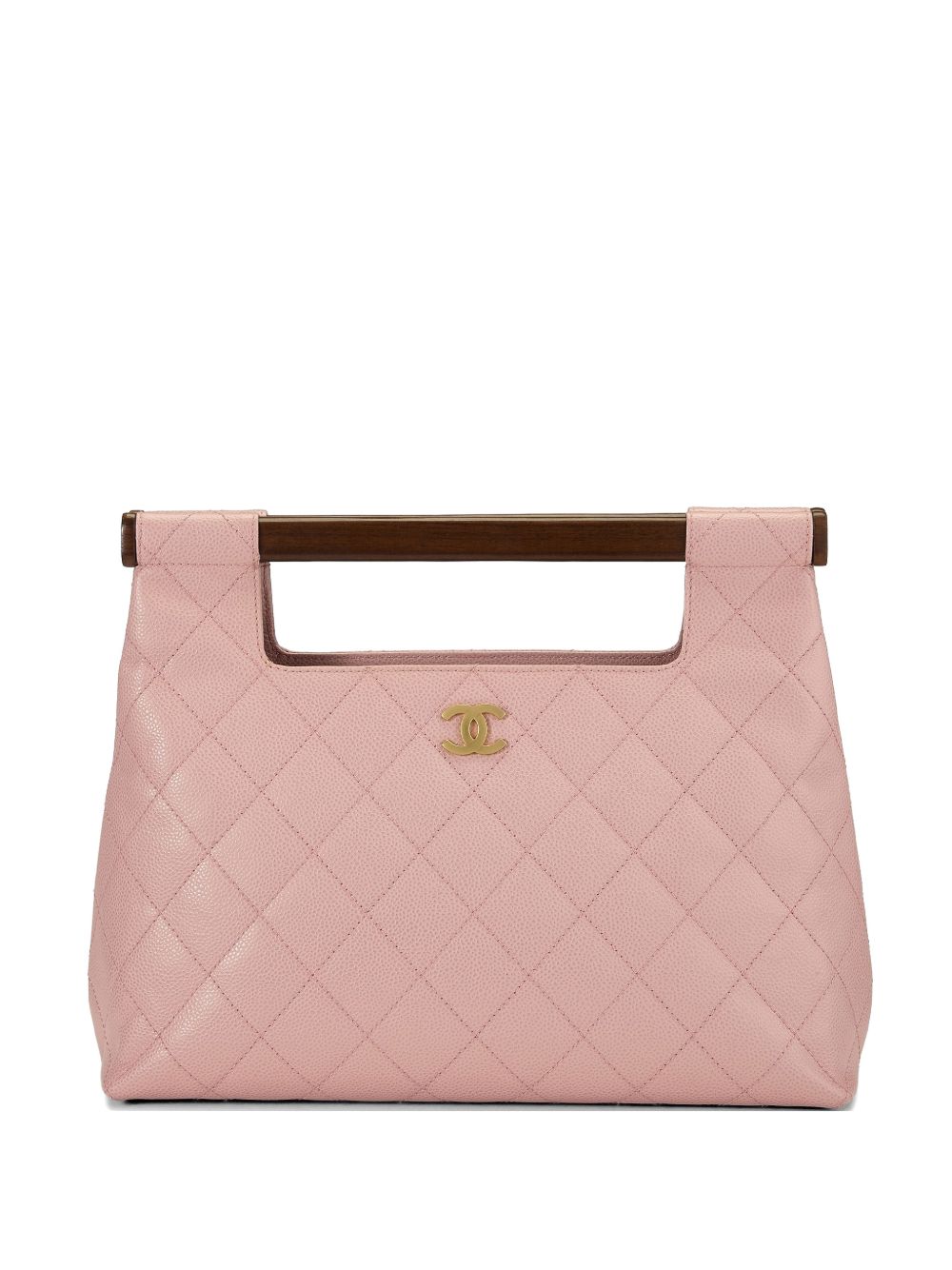 2004 Barbie quilted wood-handle tote bag