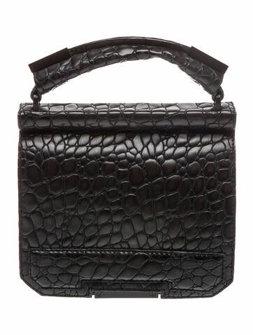 Alexander Wang Embossed Leather Top Handle Bag