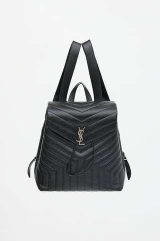 2017 Quilted Leather Loulou Backpack