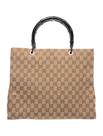 GG Canvas Top Handle Bag