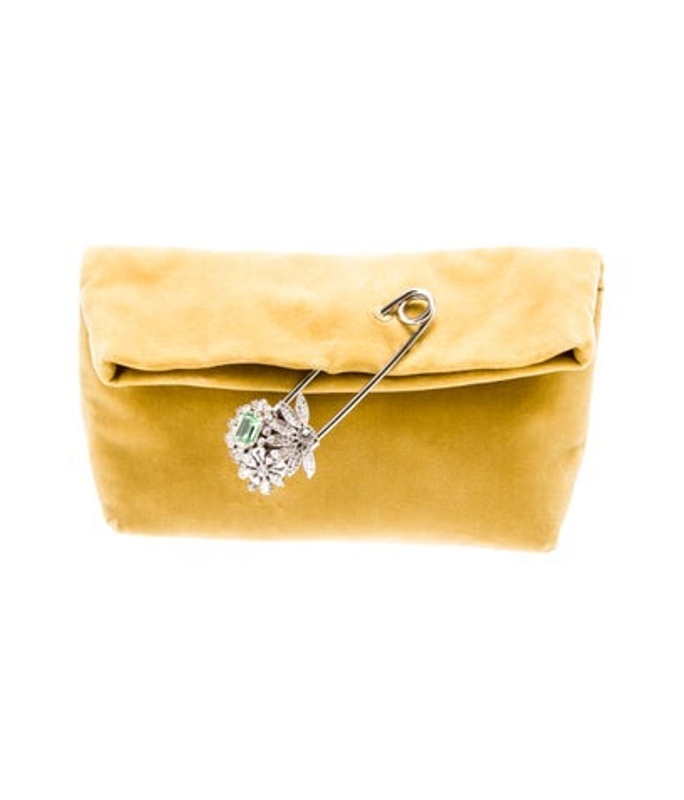 Burberry Velvet Clutch