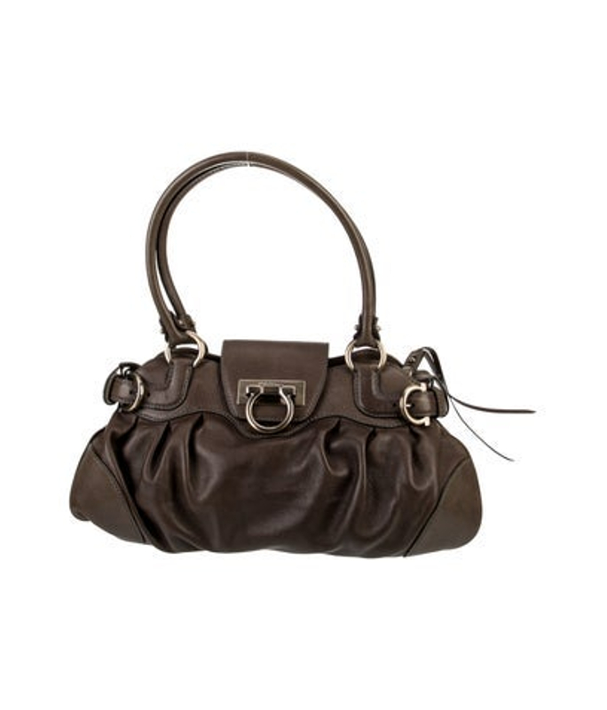 Salvatore Ferragamo Ferragamo Leather Top Handle Bag