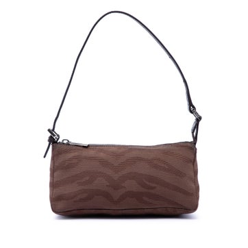 Zebra Print Canvas Pochette