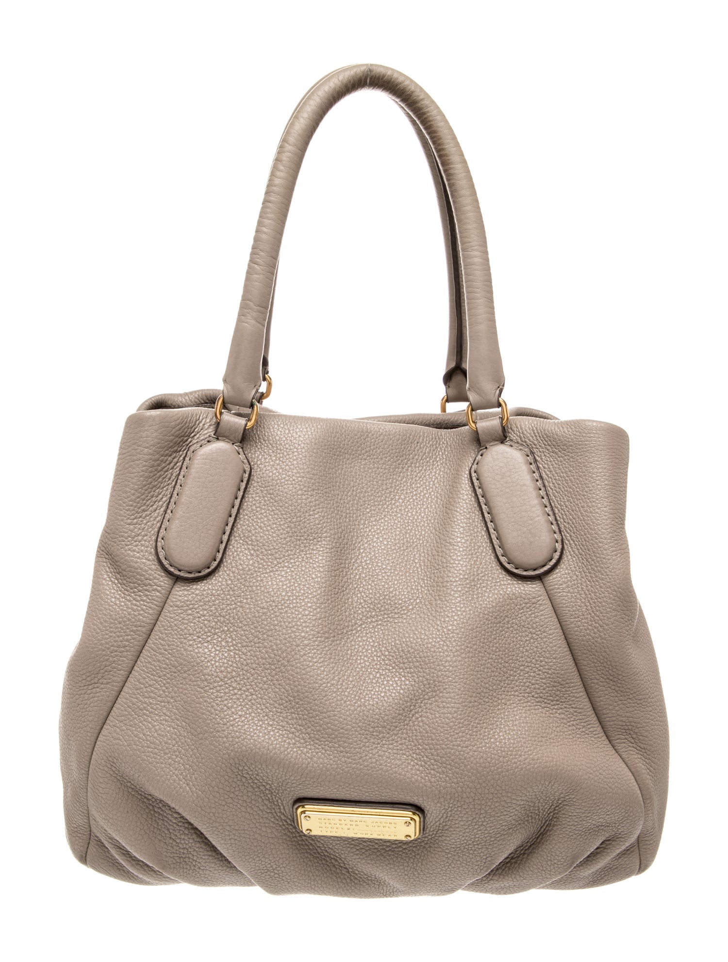Leather Top Handle Bag