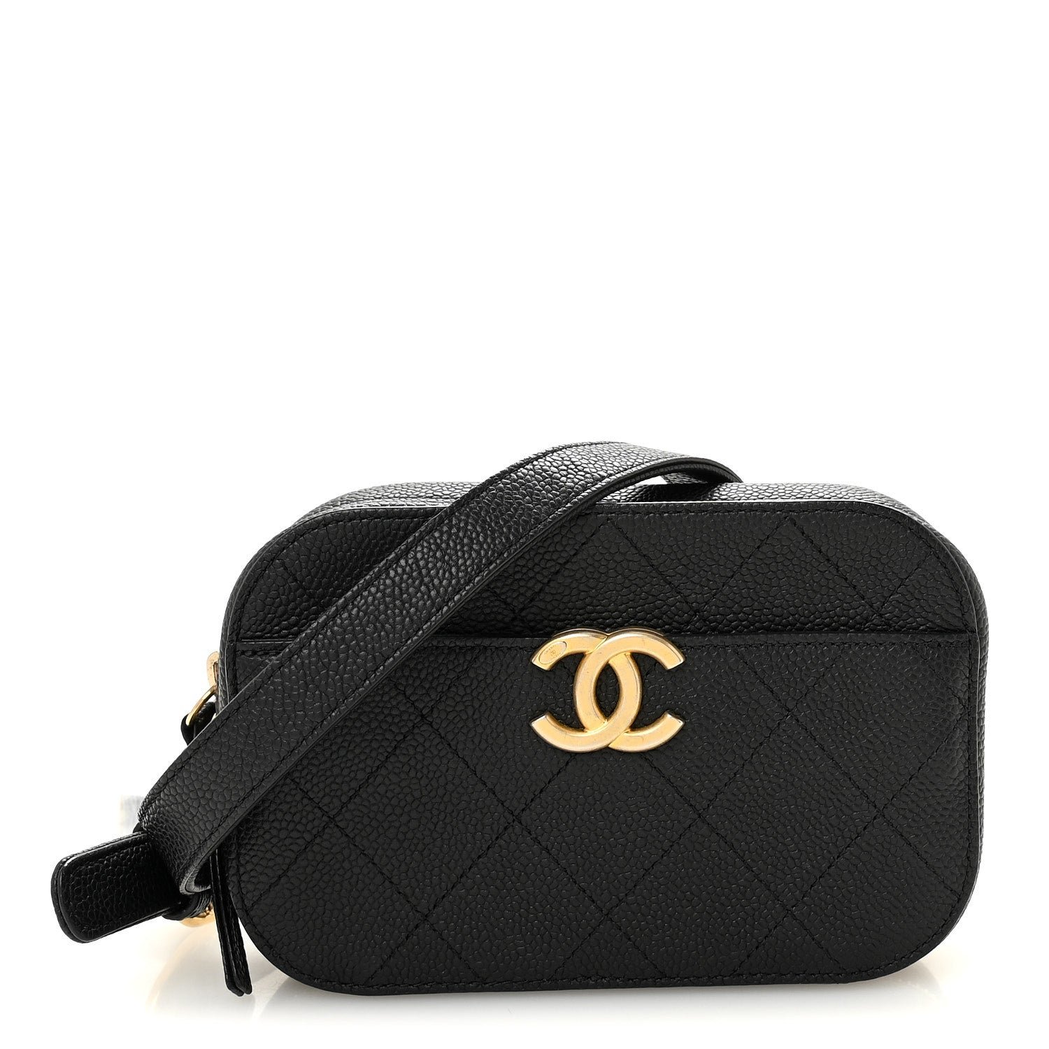Chanel Caviar Quilted Waist Bag Black