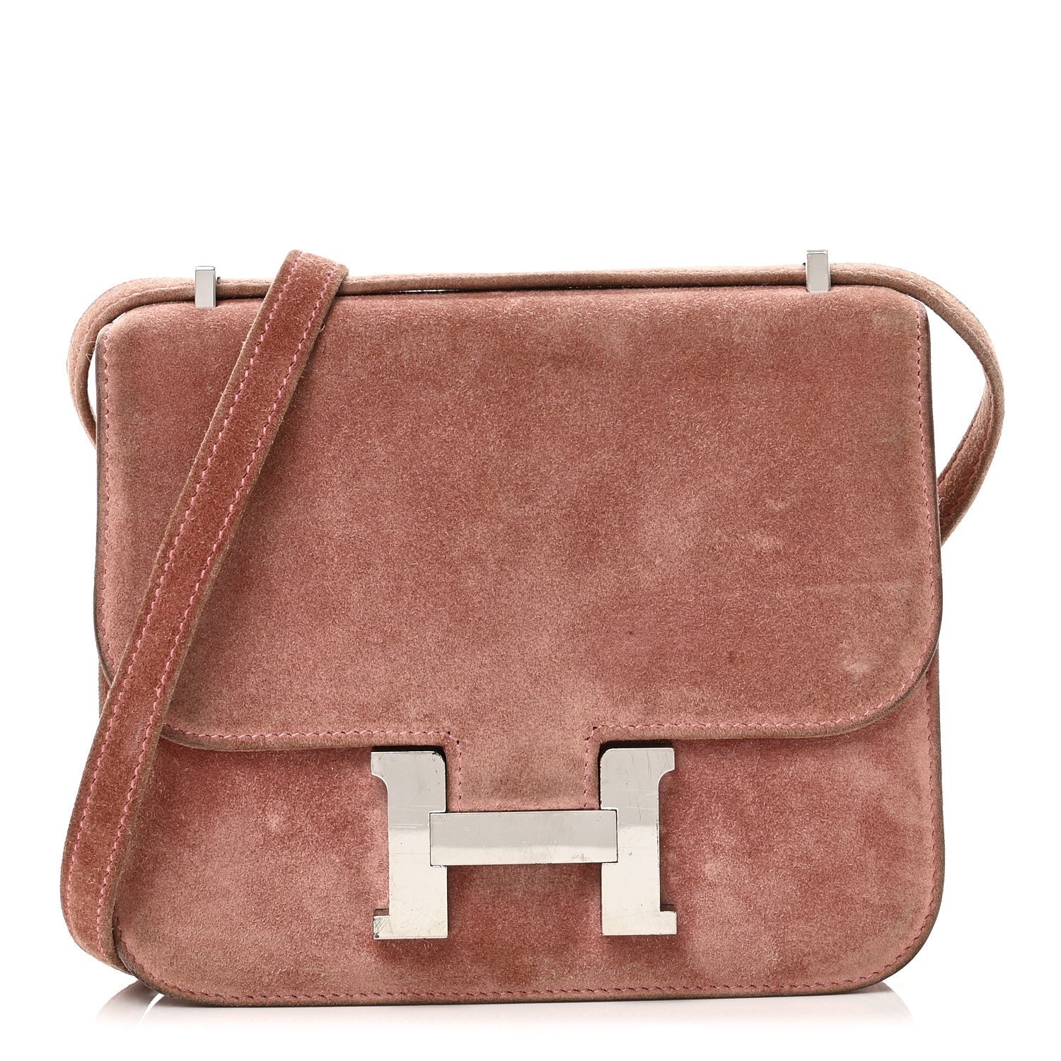 Hermes Hermes Veau Doblis Constance 18 Rose Indienne