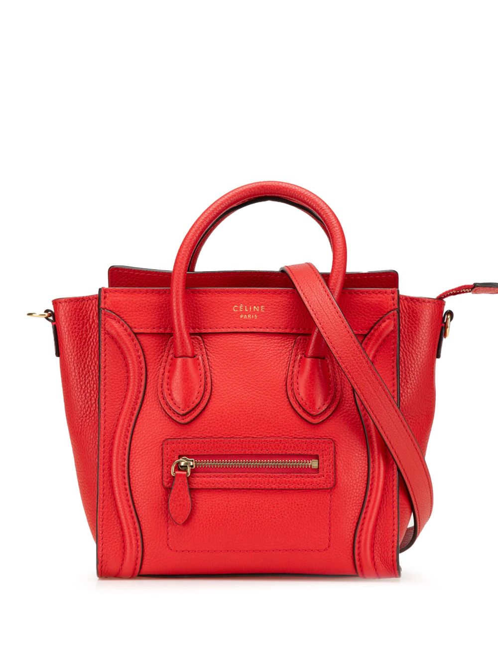 2012 Nano Leather Luggage Tote satchel