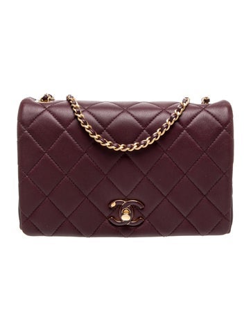 2024 Paris-Manchester Small Enamel Flap Bag