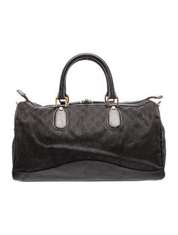 GG Canvas Weekender Bag Vintage