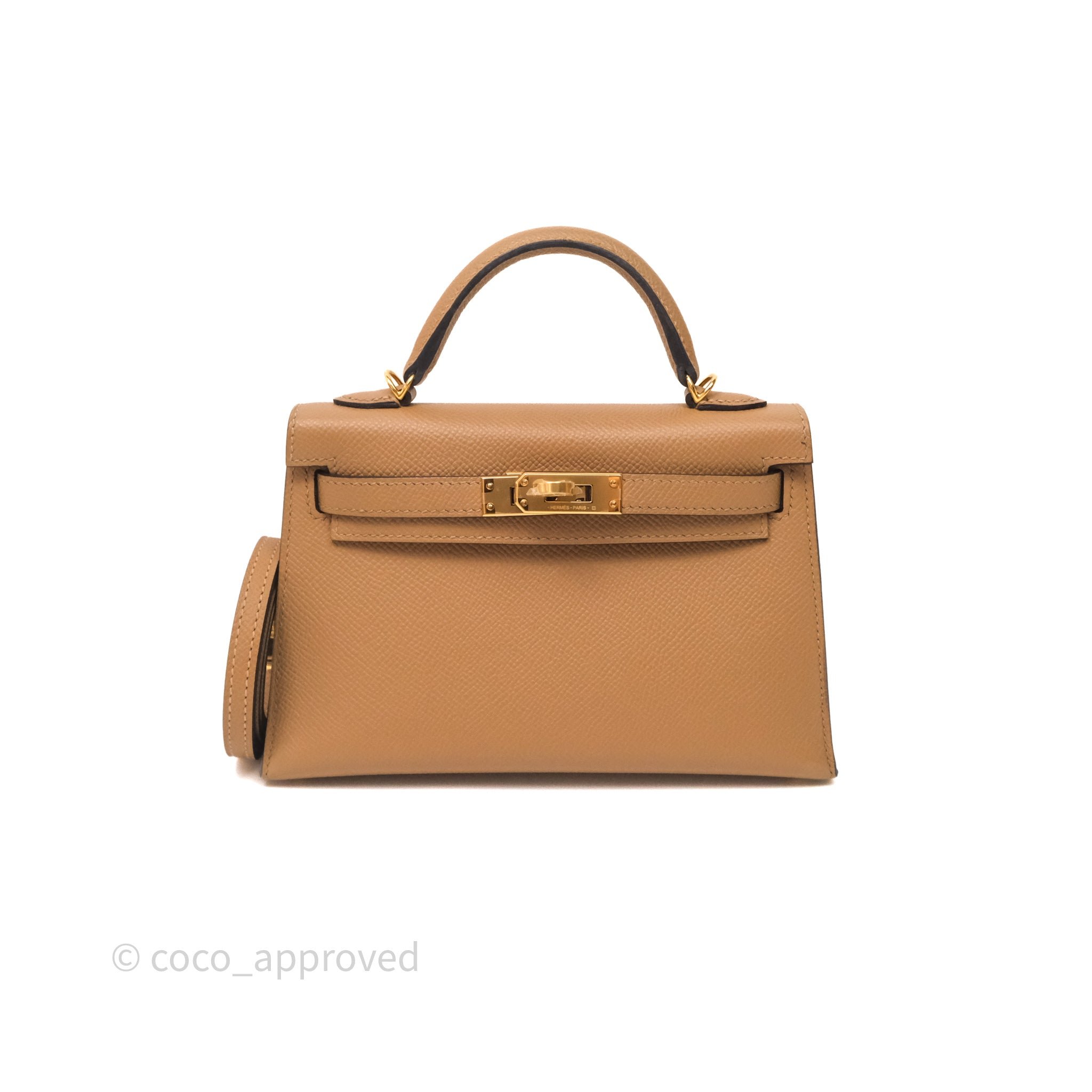 Hermès Mini Kelly Chai 0M Epsom Gold Hardware