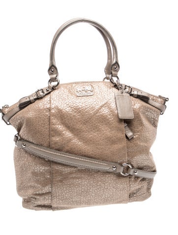 Leather Top Handle Bag