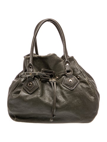 Leather Top Handle Bag