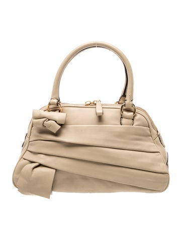 Leather Top Handle Bag