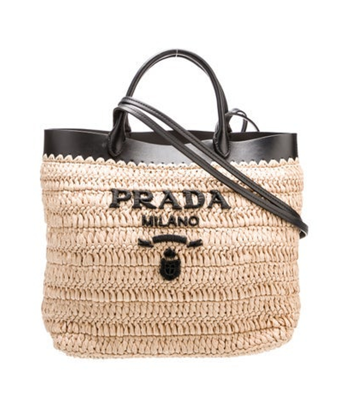 Prada Raffia Grass Tote