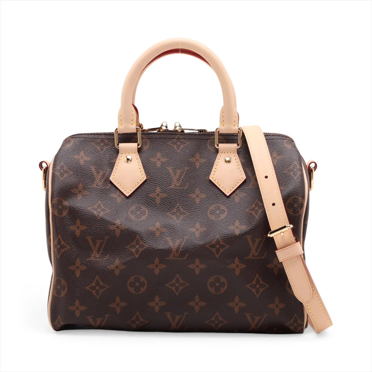 Louis Vuitton Monogram Speedy Bandoulière 25 M46977 Brown There was an RFID resp