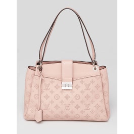 Louis Vuitton Magnolia Mahina Leather Sevres Bag