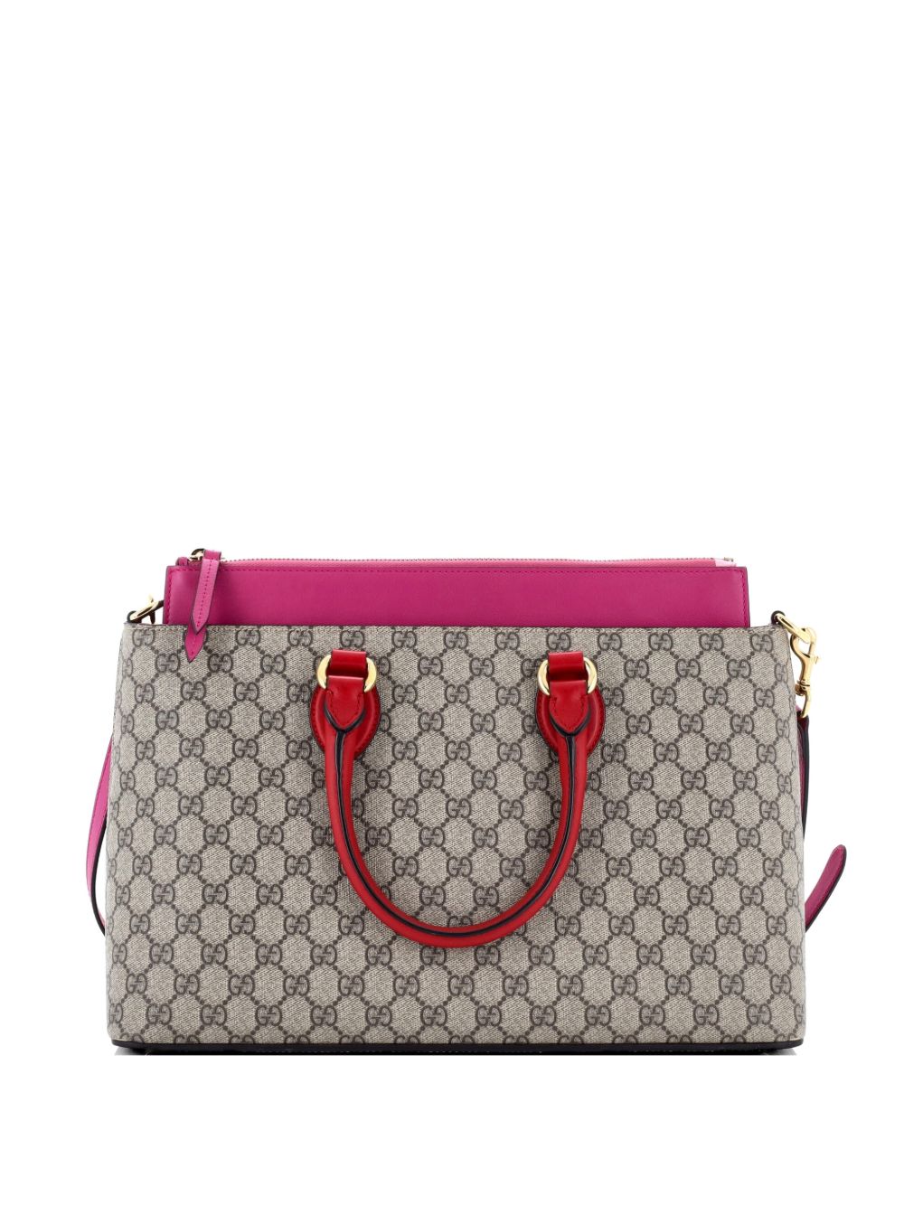 Linea A Convertible GG Coated Canvas and Leather Medium tote bag