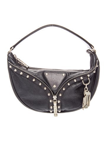Versace Leather Shoulder Bag Vintage