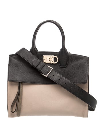 Leather Top Handle Bag