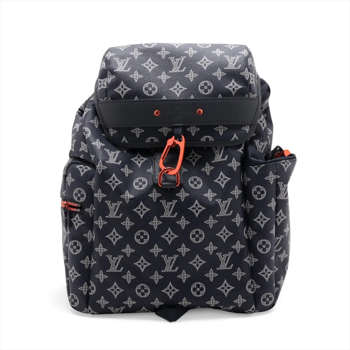 Louis Vuitton Monogram Ink Discovery Backpack M43693 Navy Blue There was an RFID