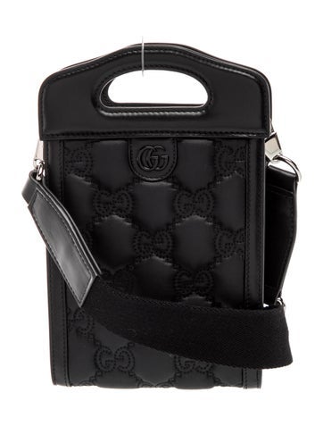 GG GG Matelassé mini top handle bag
