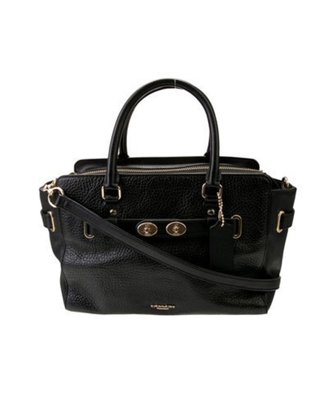 Coach Leather Top Handle Bag