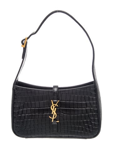 Embossed Leather Shoulder Bag