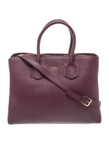 Leather Top Handle Bag