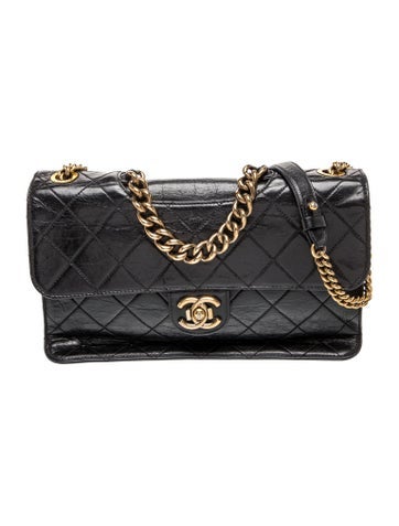 Large Perfect Edge Flap Bag