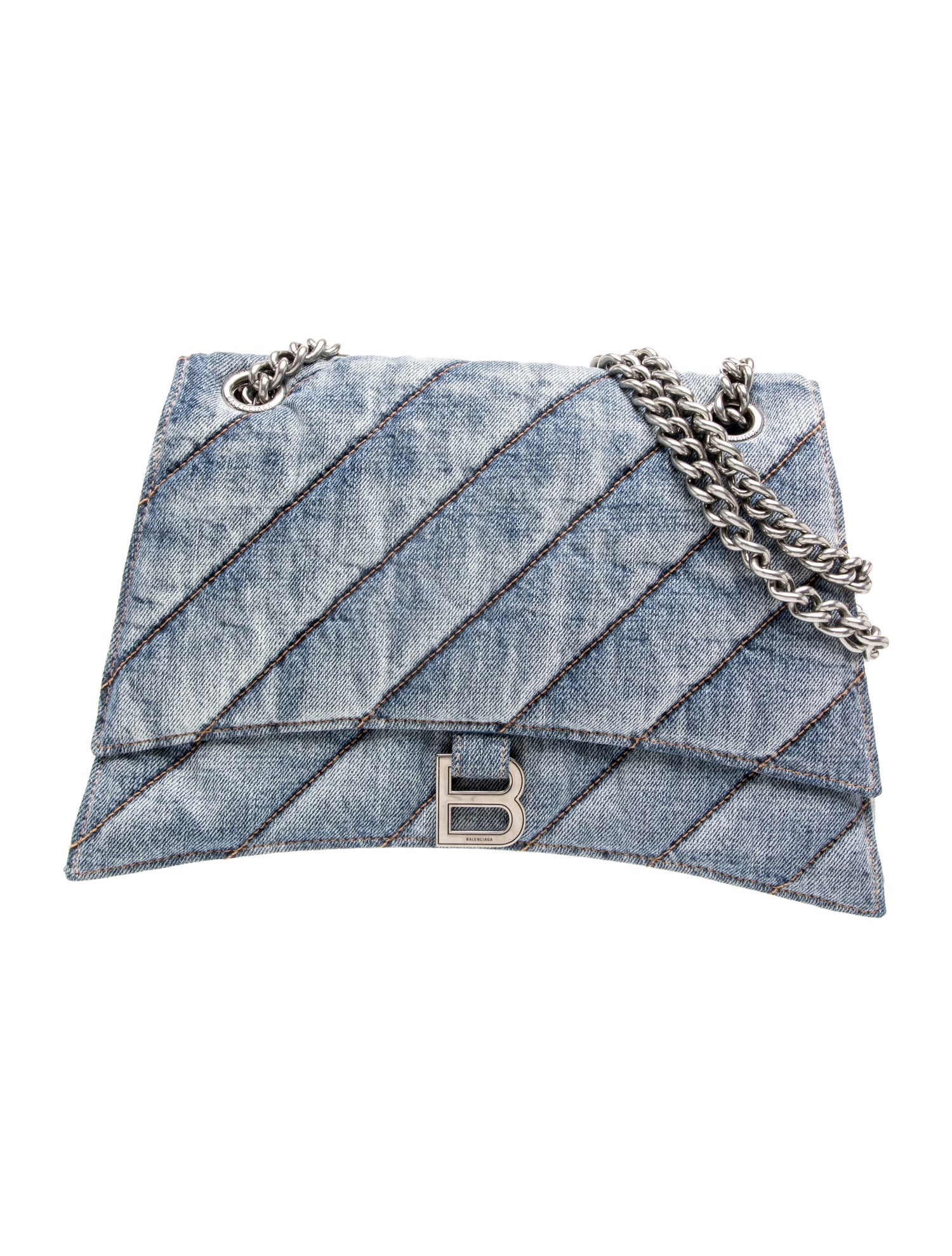 Denim Crush Medium Chain Bag 2023