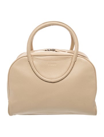 Leather Top Handle Bag