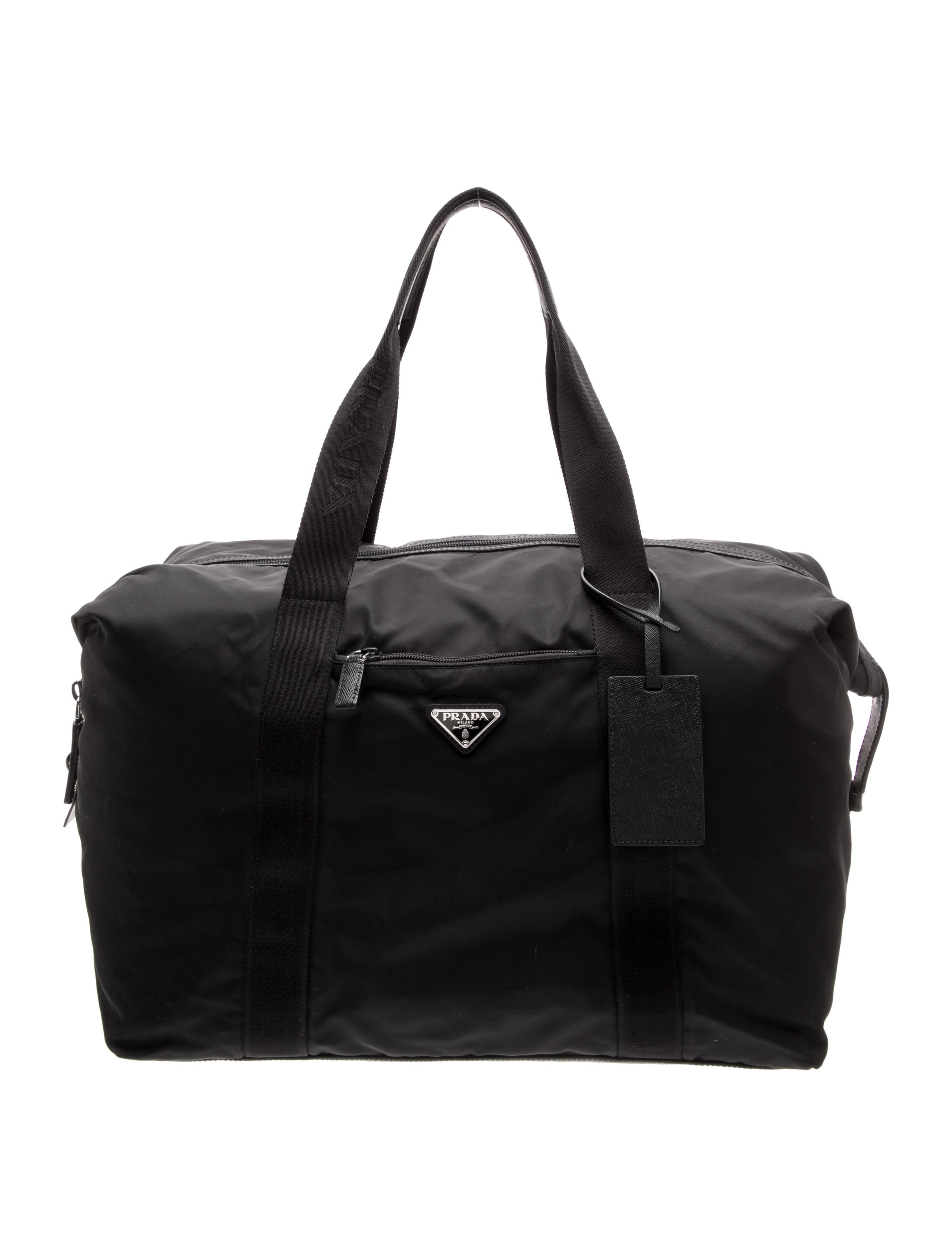 Saffiano Leather Weekender Bag