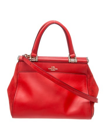 Leather Top Handle Bag