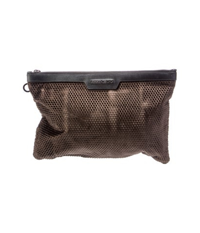 Jimmy Choo Choo Metal Clutch