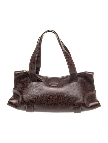 Leather Top Handle Bag