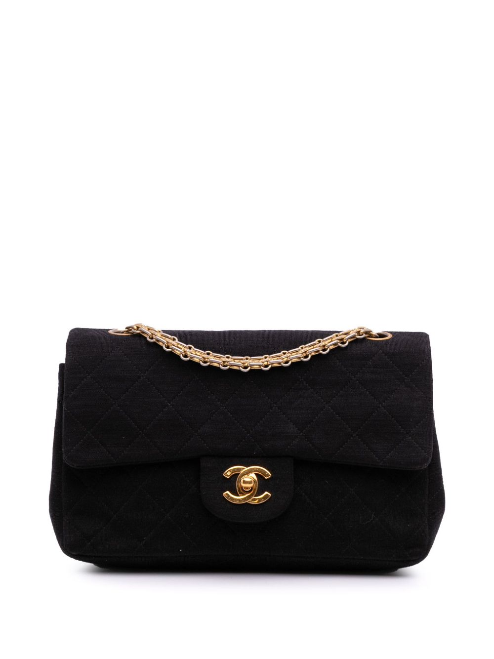 1989-1991 Small Classic Jersey Double Flap shoulder bag