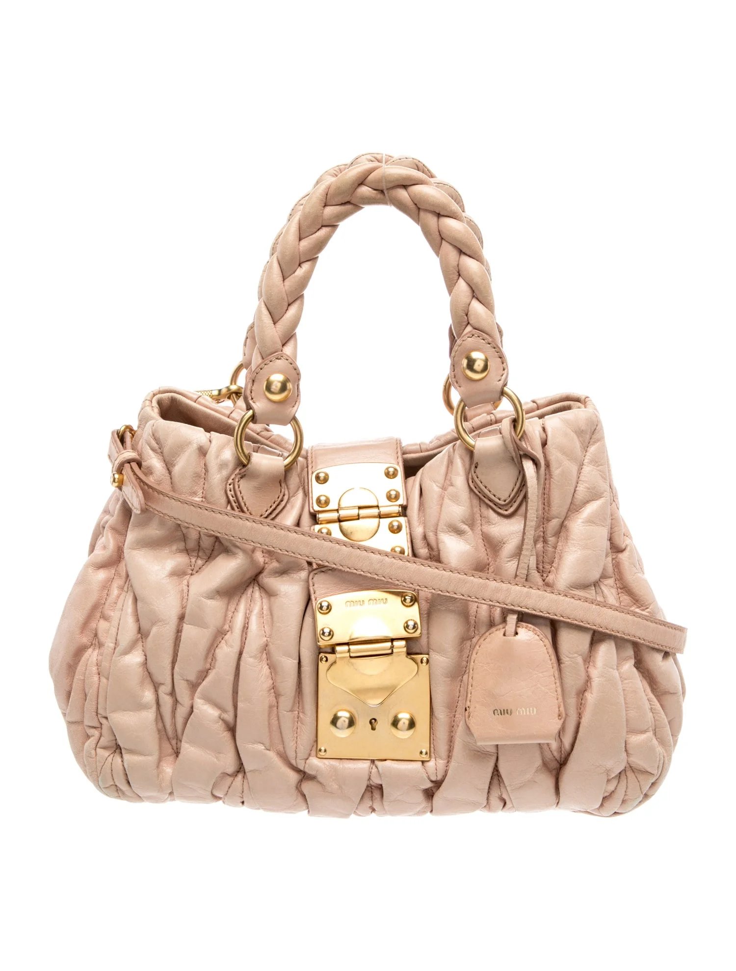 Leather Top Handle Bag
