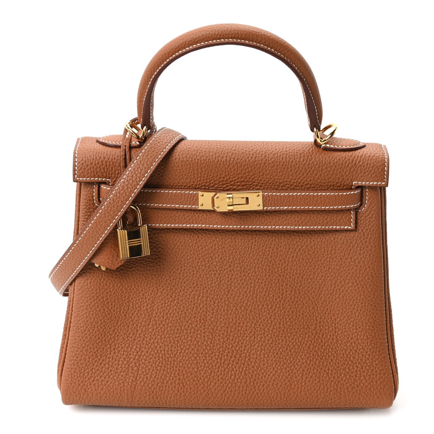 Hermes Togo Kelly Retourne 25 Gold