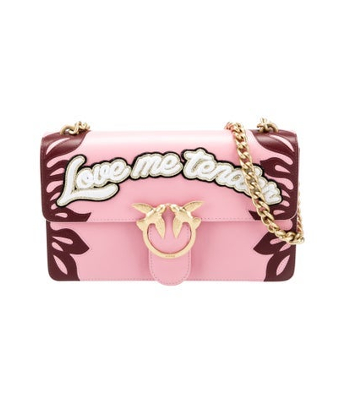 Pinko Leather Shoulder Bag