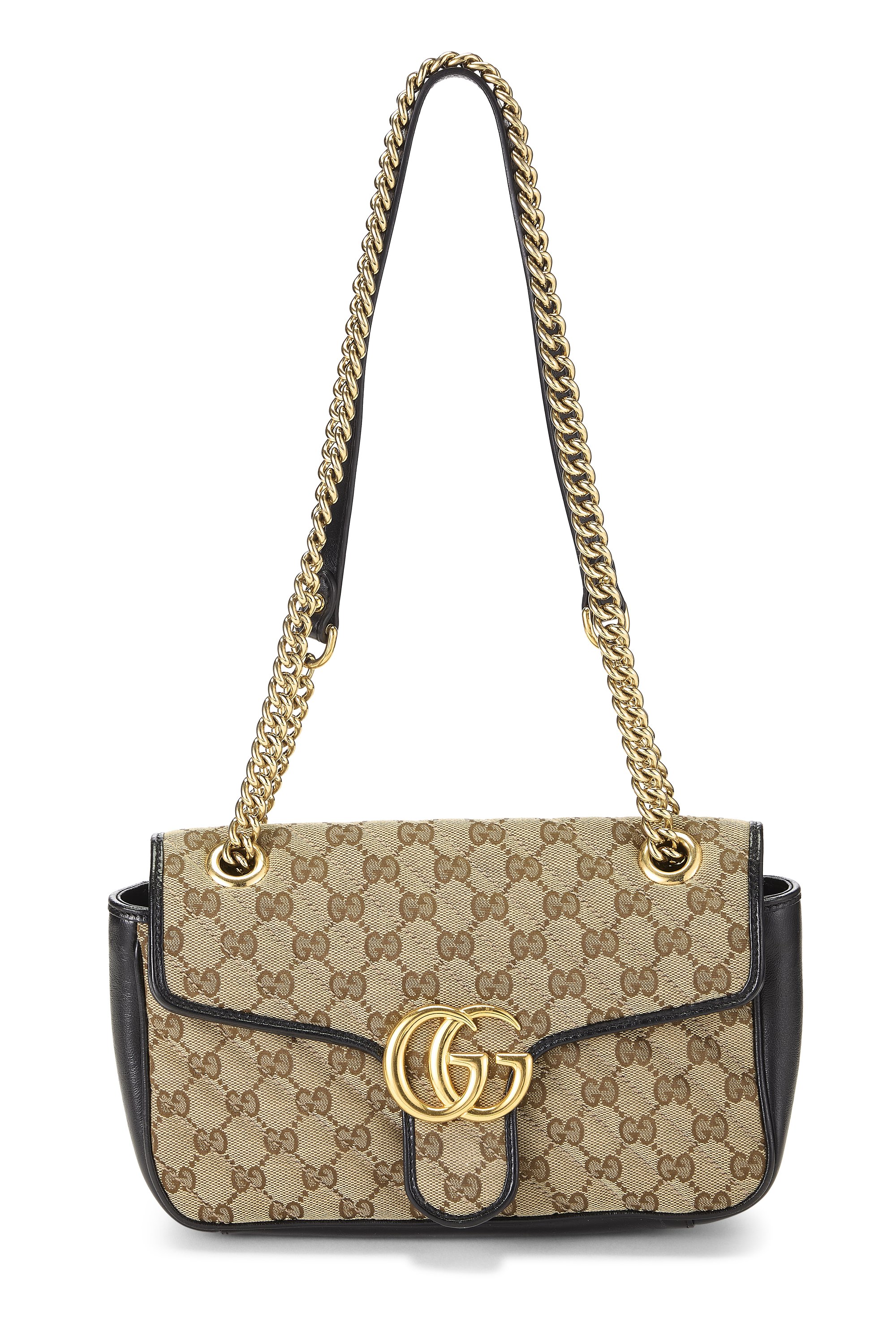 Gucci Original GG Canvas Marmont Shoulder Bag Small