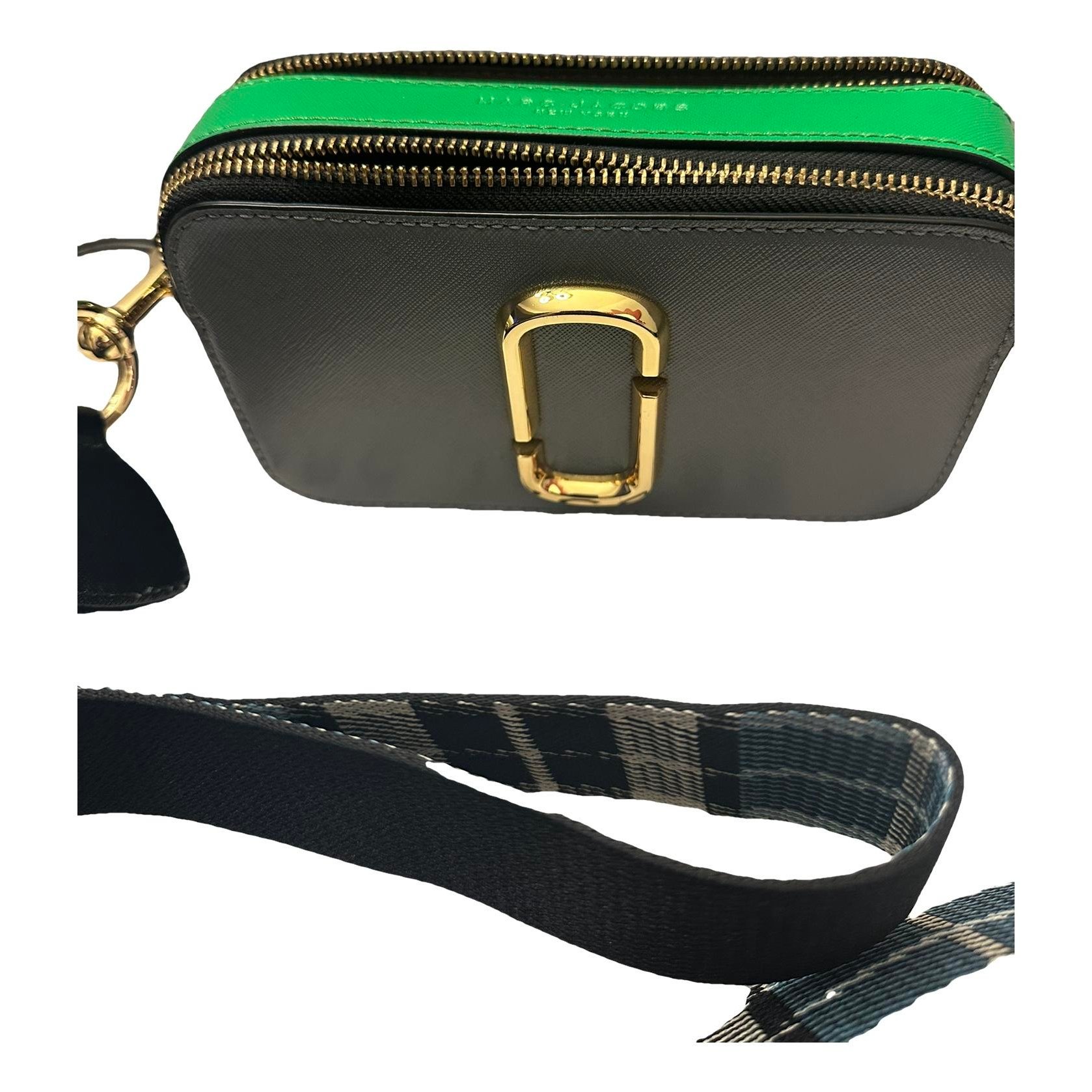 Snapshot leather crossbody bag
