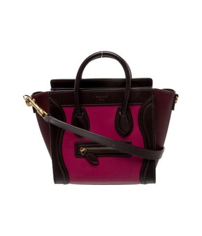 Celine Leather Luggage Nano