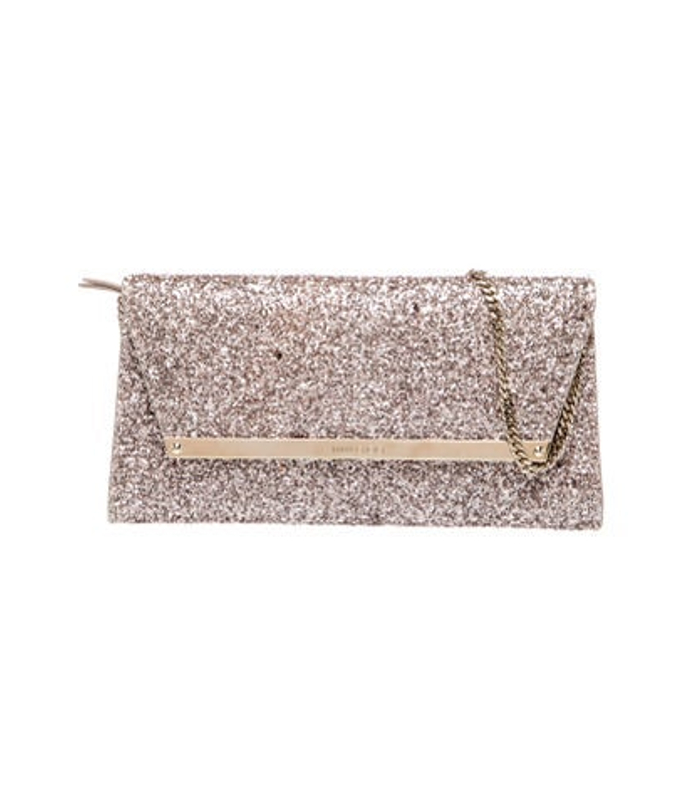 Jimmy Choo Choo Glitter Clutch