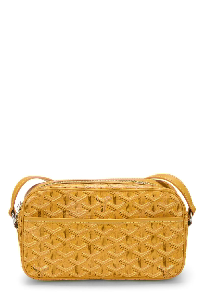 Goyard Yellow Goyardine Cap Vert