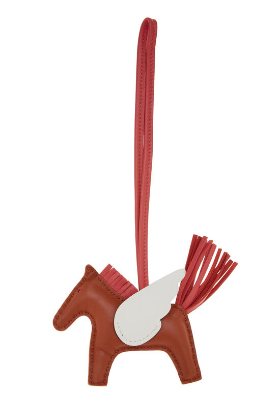 Hermes Multicolor Milo Leather Rodeo Pegase Bag Charm PM