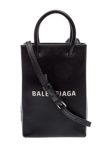 Signature Shopping Phone Holder Bag