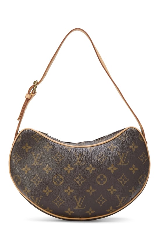 Monogram Canvas Croissant PM